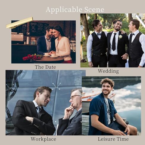 Tie Clips for Men Personalized,Custom Tie Clip, Wedding Day Tie Clip,Personalized Wedding Party Tie Clips for Men,Groomsman,Father in Saudi Arabia