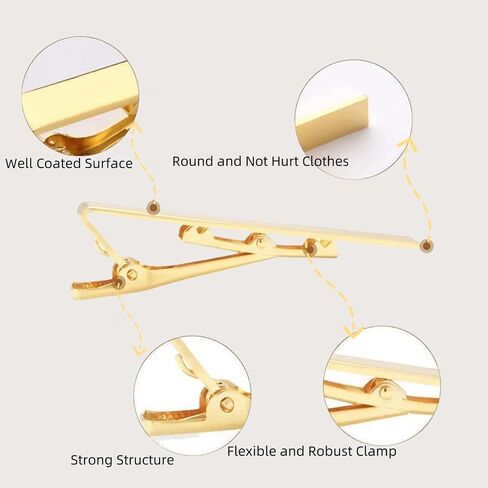 Tie Clips for Men Personalized,Custom Tie Clip, Wedding Day Tie Clip,Personalized Wedding Party Tie Clips for Men,Groomsman,Father in Saudi Arabia