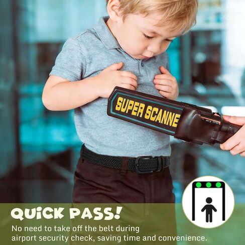 SANSTHS Non Metal Kids Elastic Belt Stretch Braided Boys Belt TSA Kid Belts for Girls Boys Golf Baseball Travel Casual in Kuwait