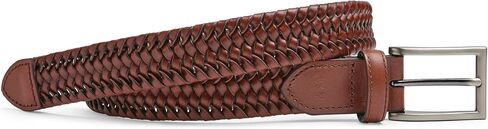 Johnston & Murphy Boys' Boys Stretch Leather Braided Belt (Little Kids/Big Kids) in Kuwait
