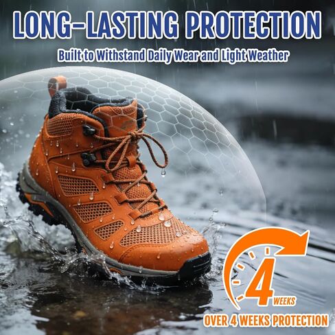 GleamGlee Shoe Protector Spray 6.76 fl oz (200ml) – Waterproof & Stain Repellent for Sneakers & Boots – Long-Lasting Rain Protection for Suede, Leather, Nubuck, Canvas & Fabric in Saudi Arabia