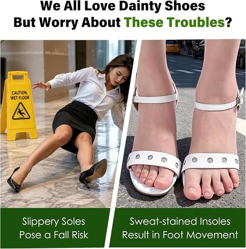 Non Slip Shoe Grip Spray for Women, Anti Slip Spray for High Heels, Sandals, Slippers, Wedding & Dress Shoes, Clear Shoe Sole Grip Spray for Slippery Bottoms, Insole & Outsole Traction Support, 120ml | Anti Slip for Shone insole and outsole in Kuwait