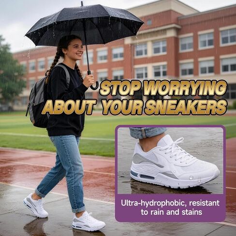 Shoe Protector Spray for Sneakers: Waterproof & Stain-Resistant for Sneakers, Suitable for Suede, Nubuck, Leather, and Other Materials, Protection for Hiking, Walking and Travel in Saudi Arabia