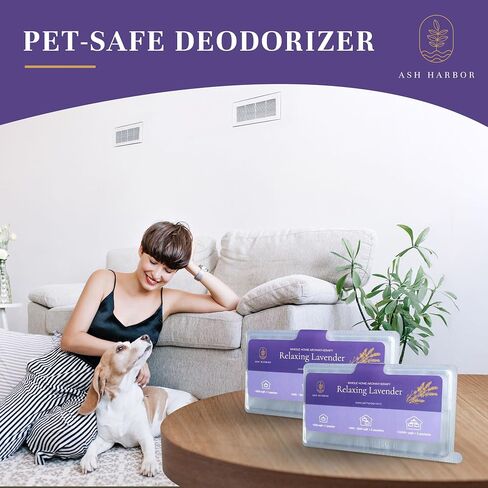 Relaxing Lavender Whole Home Aromatherapy | Furnace Filter Scent & AC Air Freshener Whole House | HVAC Duct Odor Eliminator for Lasting Freshness | Filter Fresh 6 Pack by Ash Harbor in Saudi Arabia