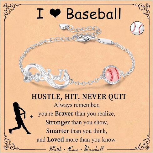 Softball/Volleyball/Soccer/Basketball Bracelet for Girls Teen Women,14K Gold Plated Infinity Charm Link Bracelet Sports Accessories Jewelry Gifts for Lovers Players Team Coach in Kuwait