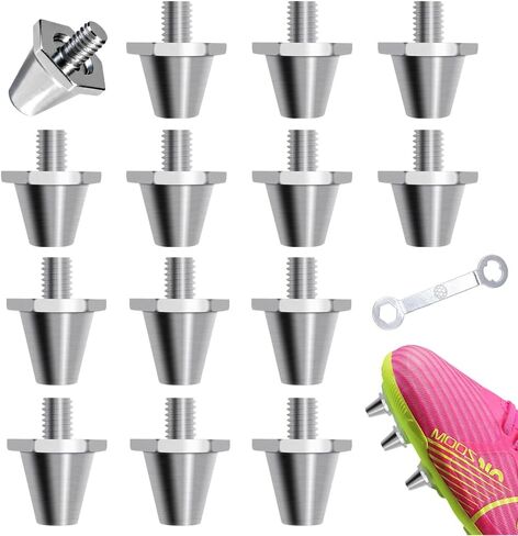 15 Pcs Aluminum Soccer Studs for Nike,Compatible with Puma Umbro M5 Thread Boots,Soft Ground Traction SG Cleats Spikes with Wrench, Lightweight Replacement Set in Saudi Arabia