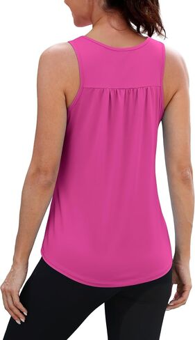 NIASHOT Workout Tank Tops for Women Racerback Loose Fit Yoga Top Sleeveless Gym Shirt Running Athletic Tanks Pack in Saudi Arabia
