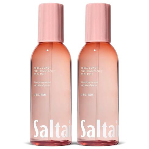 Saltair Body Mist 2-Pack - Fine Fragrance, Lightweight Body Spray Mist with Shea Soleil Scent. Long Lasting Perfume Mist. 2x 8oz Bottles in Kuwait