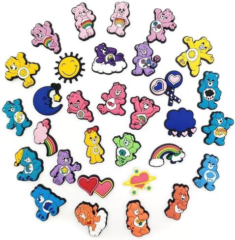 30 pcs Shoe Charms Cute Bear Shoe Accessories Decration DIY Sandals in Kuwait
