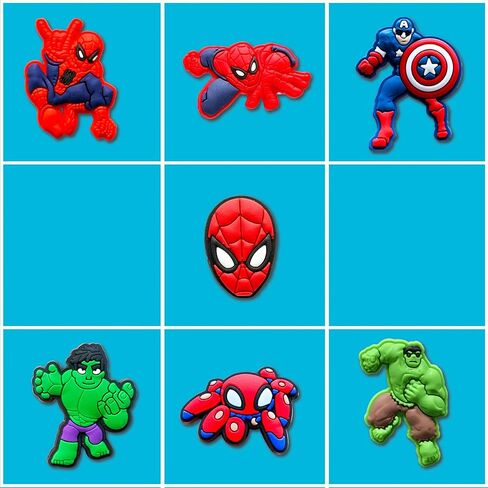 20Pcs Shoe Charms for Croc Clogs Sandals Decoration, Shoe Accessories Charms for Adults Party Favors in Saudi Arabia