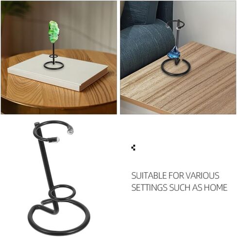 PRETYZOOM Crystal Wand Stand Hexagonal Base Display Rack for Home Office Store Decor Stable Crystal Holder for Energy Stones and Small Mineral Display in Kuwait