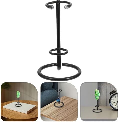 PRETYZOOM Crystal Wand Stand Hexagonal Base Display Rack for Home Office Store Decor Stable Crystal Holder for Energy Stones and Small Mineral Display in Kuwait