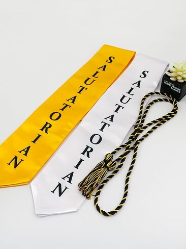 GraduatePro Printed Valedictorian, Salutatorian & Honor Graduation Stole Class of 2026 for Adults 72 Inches 2 Colors in Kuwait