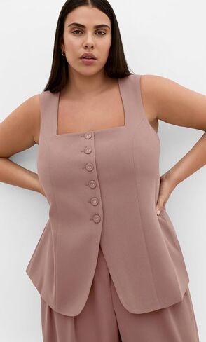 City Chic Plus Size Vest - Abbie in Kuwait