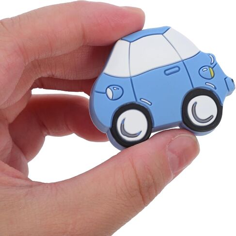 Toyvian Cartoon Car Drawer Handles 2pcs for Nursery Cabinet Pulls Boys Bedroom Dresser Knobs Blue Car Shape with Screws ’s Cupboard Door Hardware in Kuwait