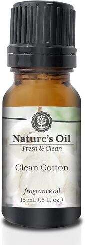 Clean Cotton Fragrance Oil (15ml) for Diffusers, Soap Making, Candles, Lotion, Home Scents, Linen Spray, Bath Bombs, Slime in Saudi Arabia