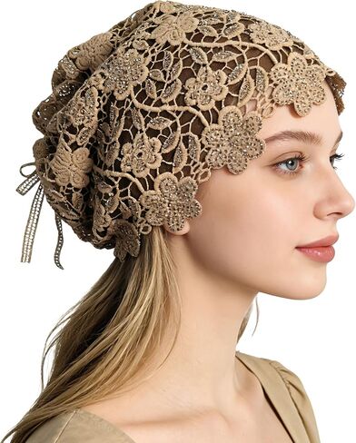 Women's Hollow Out Headwear, Breathable & Lightweight in Kuwait