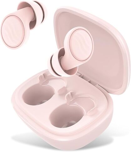 Ear Plugs for Sleeping Noise Cancelling - 35dB Reusable Ear Plugs with 7 Eartips and Carry Case - Flexible Hearing Protection - Replaceable Single/Double Eartips for Sleep, Focus, Travel, Work in Saudi Arabia