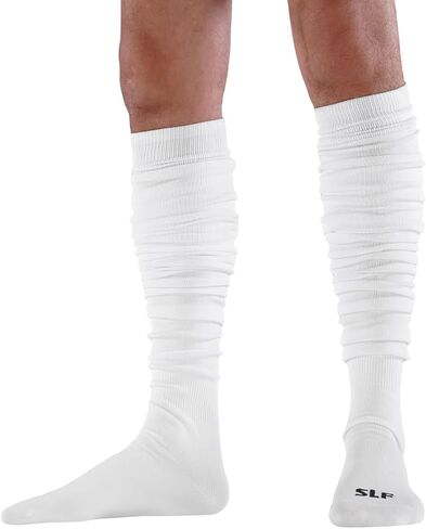 SLEEFS] Football Padded Scrunch Socks - Extra Long Padded Scrunchie Socks - Football/Soccer/Baseball/Running - 1 Pack in Kuwait