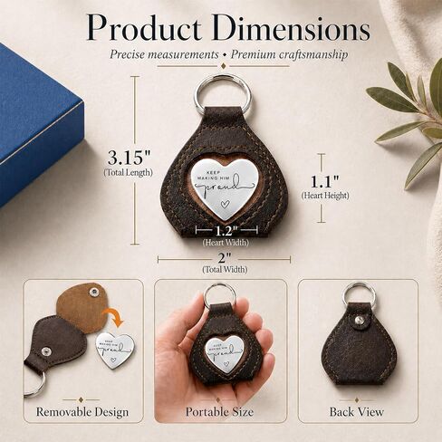 Memorial Sympathy Keepsake Gift for Loss of Dad from Son Daughter,Keep Making Him Proud Remembrance for Loss of Dad, Bereavement Remembrance Keychain for Grieving Family Member, Father Memorial Gift in Saudi Arabia