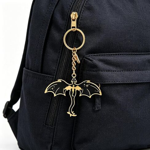 Flvkev 4th Merch Keychain Merchandise Dragon Wing Key Chain Book Lovers Gifts Accessories in Saudi Arabia