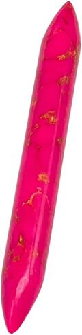 Pink Turquoise Copper Veining Stone Tribal Septum Spike Tusk | Handmade Stone Body Piercing Jewelry | Nose Septum Pincher Taper in Saudi Arabia