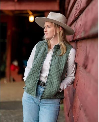 سترة نسائية خارجية من Outback Trading Company 29640 Wilona مقاومة للماء ومبطنة ودافئة | الياقة الدائمة | سحاب ثنائي الاتجاه in Kuwait