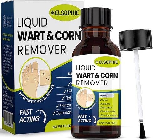 Fast-Acting Wart Remover Freeze Off with Salicylic Acid Maximum Strength for Men and Women - Plantar Wart Genital Wart Corns Calluses 1 oz in Saudi Arabia