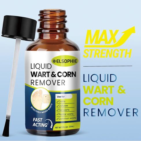 Fast-Acting Wart Remover Freeze Off with Salicylic Acid Maximum Strength for Men and Women - Plantar Wart Genital Wart Corns Calluses 1 oz in Saudi Arabia
