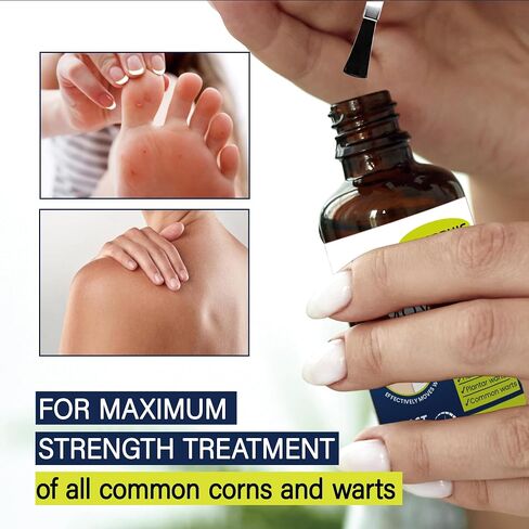 Fast-Acting Wart Remover Freeze Off with Salicylic Acid Maximum Strength for Men and Women - Plantar Wart Genital Wart Corns Calluses 1 oz in Saudi Arabia