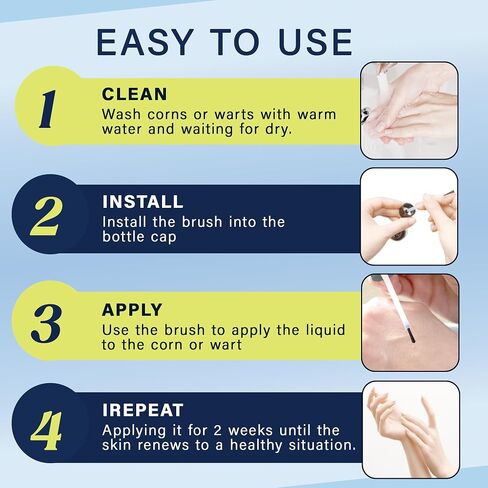 Fast-Acting Wart Remover Freeze Off with Salicylic Acid Maximum Strength for Men and Women - Plantar Wart Genital Wart Corns Calluses 1 oz in Saudi Arabia