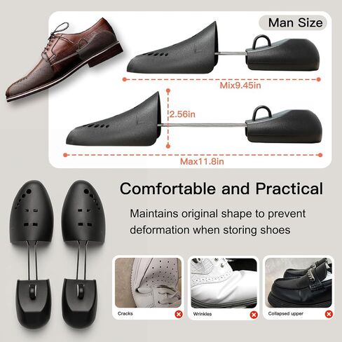eachway Adjustable Shoe Trees for Men & Women, Shoe Forms for Sneakers & Leather Shoes, Anti-Crease Shoe Guards in Saudi Arabia