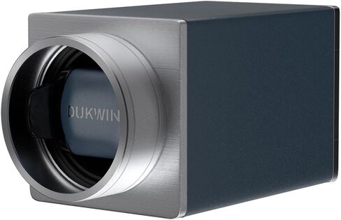 DUKWIN Single Vegan Leather Watch Winder with 5TPD, Dual Power Supply, Supper Quiet Motor and Adjustable Watch Pillow, Small Watch Winder for Travel in Saudi Arabia