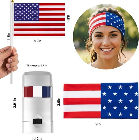 American Flag Cape Costume Accessories, 4th of July Outfits for Women and Men 250th Anniversary Independence Day in Saudi Arabia