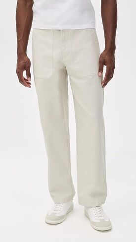 بنطال Madewell الرجالي من Garment Dye Slub Sateen Baker in Kuwait