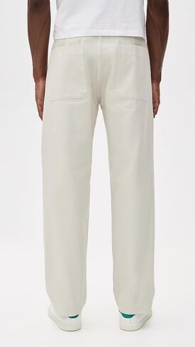 بنطال Madewell الرجالي من Garment Dye Slub Sateen Baker in Kuwait
