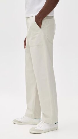 بنطال Madewell الرجالي من Garment Dye Slub Sateen Baker in Kuwait