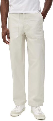 بنطال Madewell الرجالي من Garment Dye Slub Sateen Baker in Kuwait