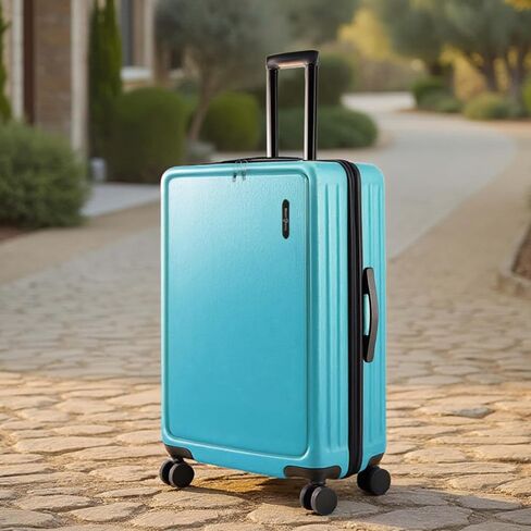 TRAVELARIM 24 Inch Luggage with Spinner Wheels, Hard Shell Suitcase with TSA Locks for Luggage, Travel Large Suitcase, Expandable Hard Shell Suitcases, Teal in Saudi Arabia