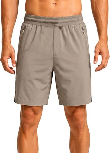 Men's Running Shorts 5"/7" Inseam with Zipper Pockets, Quick Dry Gym Athletic Workout Shorts in Saudi Arabia