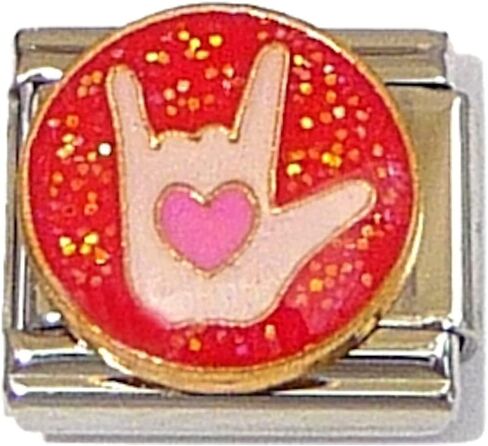 NewCharms Love Sign Language Italian Charm in Kuwait