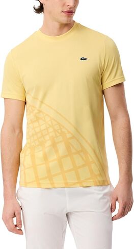 تي شيرت التنس الرجالي المطبوع بتقنية Ultra Dry من Lacoste in Kuwait