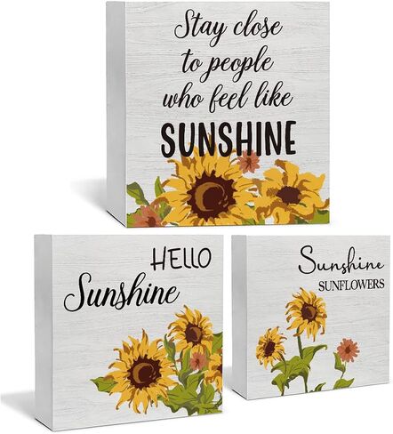 3 Pcs Summer Ice Cream Wood Box Signs Decor Farmhouse Summer Ice Cream Tiered Tray Decor Table Desk Shelf Kitchen Decoration Rustic in Kuwait
