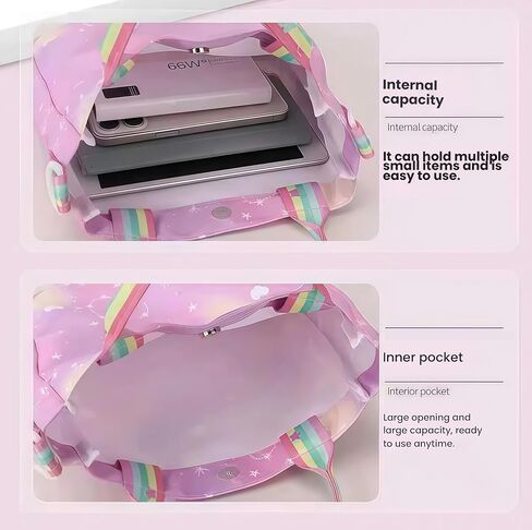 For Demon Hunters crossbody bag, For Korean idol,also a shoulder bag, features a cartoon pattern design. (Purple) in Saudi Arabia