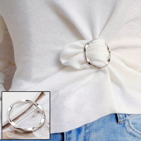 5-Piece Versatile Metal Clips and T-Shirt Set - Easy Assembly Accessories and Pillar Cinch Accessories for Sewing and Needlework in Kuwait