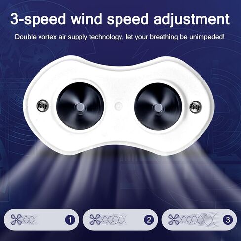 Micro Anti Snoring Devices, Electric Snoring Solution, Adjustable Wind Speed Anti Snore Device Aids for Men & Women Travel,White in Saudi Arabia