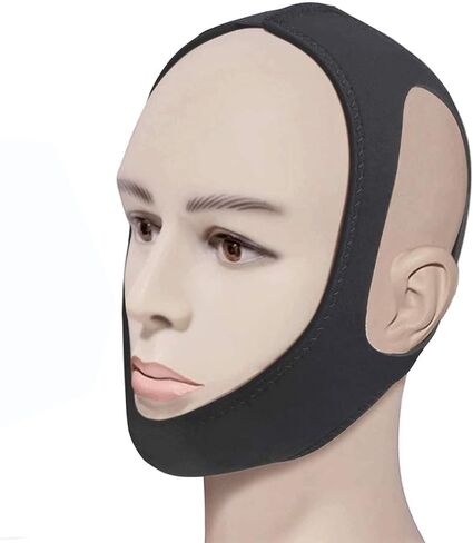 Snoring Chin Strap - Anti Snore Chin Strap for Men/Women, Adjustable Snoring Chin Strap for Cpap Users - TF06 in Saudi Arabia