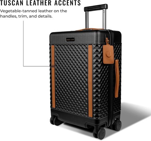 Kings Loot 2-Piece Hardshell Luggage Set | Carry-On Plus & Checked Suitcase | Aerospace Grade Polycarbonate | 360° Silent Spinner Wheels with Steel Bearings | TSA Lock, YKK Zippers (Midnight Ember) in Saudi Arabia