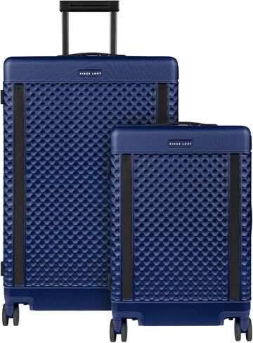 Kings Loot 2-Piece Hardshell Luggage Set | Carry-On Plus & Checked Suitcase | Aerospace Grade Polycarbonate | 360° Silent Spinner Wheels with Steel Bearings | TSA Lock, YKK Zippers (Midnight Ember) in Saudi Arabia