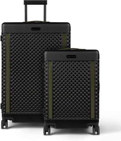 Kings Loot 2-Piece Hardshell Luggage Set | Carry-On Plus & Checked Suitcase | Aerospace Grade Polycarbonate | 360° Silent Spinner Wheels with Steel Bearings | TSA Lock, YKK Zippers (Midnight Ember) in Saudi Arabia